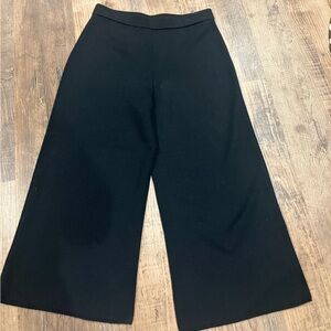 J. Crew Black Wide Leg Sweater Pant